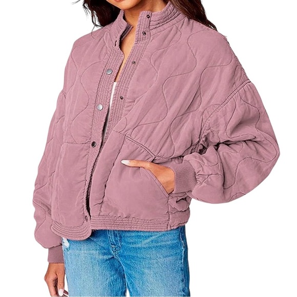 Blank NYC Jackets & Blazers - NEW Women’s BLANKNYC Luxury Clothing Tencel Drop Shoulder Quilted Jacket Size M